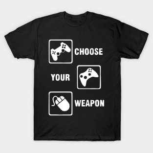 Game Controller Choose your Weapon T-Shirt